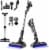 IRIS USA Rechargeable Cordless Stick Vacuum Cleaner with Replaceable Rechargeable Battery Perspective: front