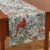 Park Designs Cardinal Table Runner  - 54 L - White Perspective: front