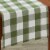 Park Designs Buffalo Check Backed Sage Table Runner 13 x 54 Perspective: front