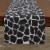 Split P Giraffe Printed Table Runner - 72''L - Black Perspective: front