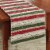 Park Designs Winter Scarf Table Runner - 54''L - Red Perspective: front