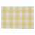 Park Designs Buffalo Check Backed Yellow Placemat - Set of 4 Perspective: front