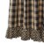 Park Designs Black Buffalo Check Ruffled Shower Curtain 72 x 72 Perspective: front