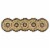 Park Designs Cornbread Braided Table Runner - 54 L Perspective: front