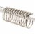 2LB Depot Wide Shower Curtain Rings/Hooks Set, Brushed Nickel Finish, Set of 12 Perspective: front