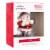 Hallmark Rudolph the Red-Nosed Reindeer Santa with Eggnog Christmas Ornament Perspective: front