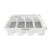 madesmart® Classic Mini Flatware Organizer - White/Grey Perspective: front