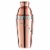 Oggi™ Copper Plated Dial A Drink™ Cocktail Shaker Perspective: front