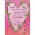 RSVP Best and Most Beautiful Things Quote: Pink Heart with Vine Border Valentine's Day Card Perspective: front