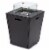 LeisureMod Chelsea Aluminum Patio Modern Propane Fire Pit Side Table Perspective: front