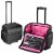 Byootique Lightweight Makeup Bag Cosmetic Rolling Trolley Traveling Storage Case Perspective: front