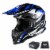AHR H-VEN25 Full Face Helmet DOT Adult Outdoor Motocross Off-Road Dirt Bike S Perspective: front