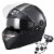 AHR RUN-F Full Face Dual Visors Motorcycle Helmet with Bluetooth Headset DOT Perspective: front