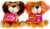 Reese's Chocolate Miniatures Valentine Candy Plush Lion Perspective: front