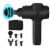 Percussion Massage Gun Deep Tissue Percussion Muscle Massager, Black Perspective: front