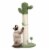 Cactus Cat Tree Cat Scratcher with Sisal Scratching Post and Interactive Dangling Ball For Perspective: front
