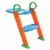 20''H Potty Training Toilet Seat for Kids with Adjustable Step Stool Ladder, Splash Guard Perspective: front