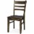 Sunny Designs Homestead 18  Ladderback Chair with Wood Seat in Tobacco Leaf Perspective: front