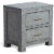 Sunny Designs Ranch House 24  2-drawer Wood Night Stand in Little Boy Blue Perspective: front