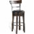 Sunny Designs Homestead 30  Wood Swivel Barstool with Back in Tobacco Leaf Perspective: front