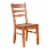 Sunny Designs Sedona 37  Ladderback Chair with Wood Seat in Rustic Oak Perspective: front