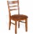 Sunny Designs Sedona 37  Ladderback Chair with Cushion Seat in Rustic Oak Perspective: front