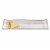Silver Edge Rectangular Hand Painted Mouth Blown Glass  18 X 6.5  Serving Platter Or Tray Perspective: front