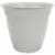 The HC Companies Plastic Eclipse Round Planter - Cottage Stone Perspective: front