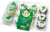 Two-Bite® St. Patrick's Vanilla and Chocolate Cupcakes Perspective: front