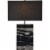 Renwil Modern Glamour Rydell Table Lamp in Black and White Perspective: front
