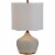 Renwil New Traditional Horme Table Lamp in Gray and White Perspective: front