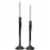 Renwil Bollington 2 Piece Candle Holder Set in Black Perspective: front