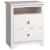 Prepac Monterey White Tall 2 Drawer Night Stand Perspective: front
