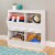 Monterey Stacked 4-Bin Storage Cubbie, White Perspective: front