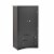 Prepac Sonoma Black Wardrobe Armoire Perspective: front