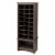 Prepac Tall Shoe Cubbie Cabinet in Espresso Perspective: front