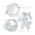 Infantino Teether Set - Clear Perspective: front