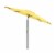 UV and Wind Resistant Tilting Patio Umbrella in Yellow - CorLiving Perspective: front