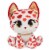 Gund® Lushes Scarlett Smooches Fox Stuffed Animal Perspective: front