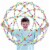 Hoberman Original Rainbow Sphere Perspective: front