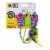 Pet Zone® Three Twined Mice Cat Toy Perspective: front