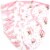 Bublo Baby Swaddle Blanket Boy Girl, 3 Pack Small Size Newborn Swaddles 0-3 Month Perspective: front