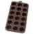 Harold's Kitchen Silicone Truffle Chocolate Mold - Brown Perspective: front