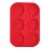 Mrs Anderson's Baking 6Cup Muffin Top Pan, BPA Free, Non-Stick European-Grade Silicone Perspective: front