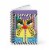 Lined Notebook Spiral Anime Character Owl College Ruled Notebook for Journaling Perspective: front