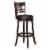 Lexicon Shapel Faux Leather Swivel Bar Stool in Dark Cherry Perspective: front