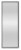 Elsa L Leaner Mirror - Gray Perspective: front