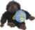 Multipet Look Who's Talking Chimp Dog Toy Perspective: front