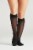 On The Go Opaque Black Trouser Socks Perspective: front