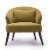 Pagi Brown Upholstery Accent Chair Perspective: front